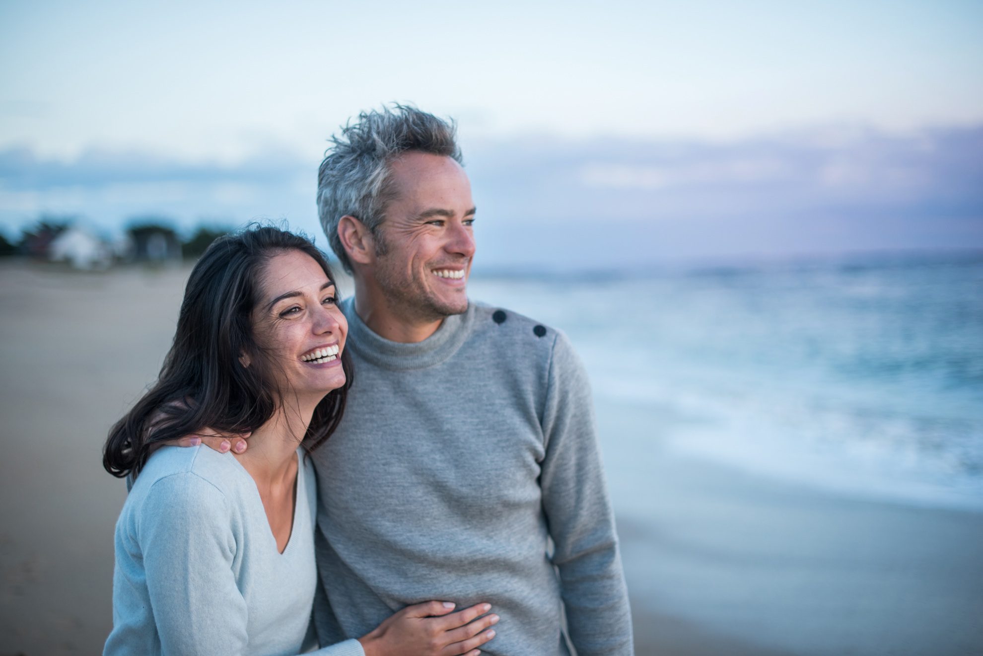 Image of a happy couple after hormone replacement therapy from Beyond Health